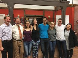 Cast and crew of Hostel Chicago. 2017