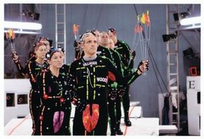 On the set of Robert Zemeckis' Beowulf