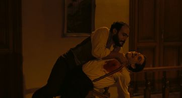 Akbar Zanjanpour and Shahram Golchin in Chess of the Wind (1976)