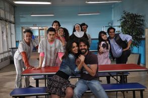 La Clinica/On set with Jose Maria de Tavira