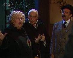 Jan Faltýnek, Milos Kopecký, and Stella Zázvorková in Rùzový Hubert (1985)