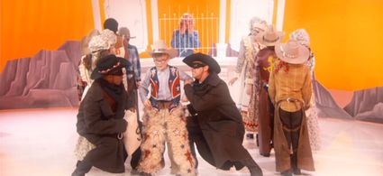 Jane Krakowski, Jason Michael Snow, and Andy Walken in A Christmas Story Live! (2017)