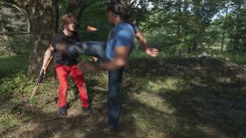 Gary Daniels and Ryan M. Shaw in Bring Him Back Dead (2022)