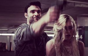 Still of Jon Welch and Eva Link in No Easy Days (2018)