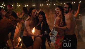 Jenna Dewan, Jesse Rath, and Joshua Sasse in No Tomorrow (2016)