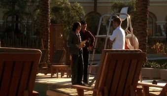 Cameron Bender, George Eads, and Jorja Fox in CSI: Crime Scene Investigation (2000)