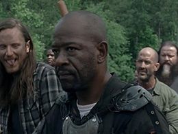 Lennie James, Joshua Mikel, and W.F. Bell in The Walking Dead (2010)