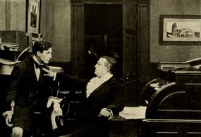 Bigelow Cooper and Charles Ogle in Hard Cash (1913)