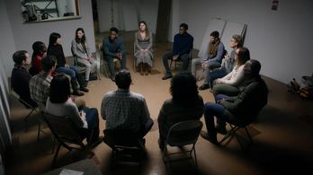 Jared Grimes and Jenna Brando in Manifest (2018)