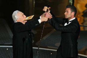 Kirk Douglas and Omar Sharif Jr. in The 83rd Annual Academy Awards (2011)