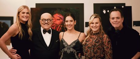 (l-r) Cast members Chelbie Craig, Shawnee Brittan, Cherish Rodriguez, Mackenzie McIntyre and director Rick Waller