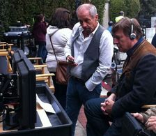 Director Duane Journey on set of Hansel & Gretel Get Baked