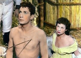 Magali Noël and Jean-Claude Pascal in Caroline and the Rebels (1955)