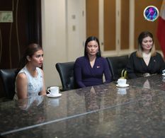 Francine Prieto, Sanya Lopez, and Maxine Medina in First Lady (2022)