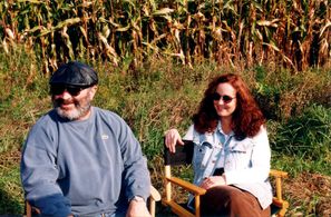 Between set-ups on location in Montreal