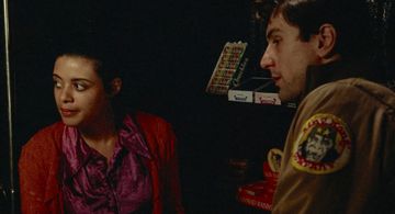 Robert De Niro and Diahnne Abbott in Taxi Driver (1976)
