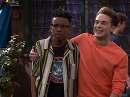 Israel Johnson and Ricardo Hurtado in Bunk'd (2015)