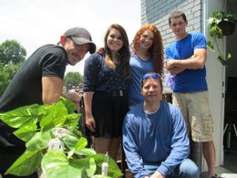 Bryan Kreutz, Erin Morris, Brayden Patterson, Malissa Williams, and Billy Ingoldsby in Up on High Ground (2014)