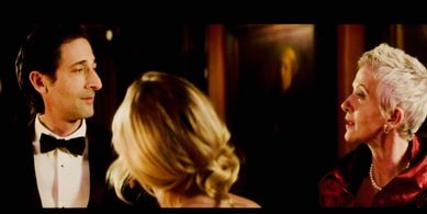 With Adrien Brody (and that's the back of Yvonne Strahovsky's head) in Manhattan Nocturne