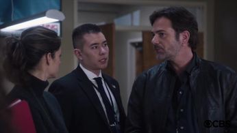 Missy Peregrym, Derek Hedlund, and Billy Burke in FBI (2018)