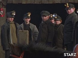 Matthew Harris, Alex Wrathell, and Seamus Morrison in Pit Pony (1999)