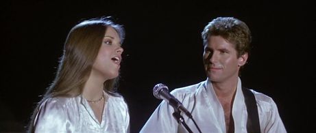 George Gilmour and Catherine Mary Stewart in The Apple (1980)