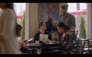 Adam Bernett as Waiter in 'Kim's Convenience'