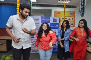 Hebah Patel and Varun Tej at an event for Mister (2017)