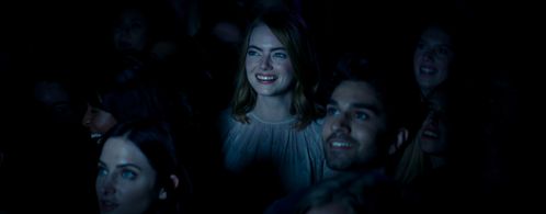 Hemky Madera, Steven Quale, Emma Stone, Sandra Rosko, Steffen Dziczek, Arnold Montey, and Reece Chadwick in La La Land (