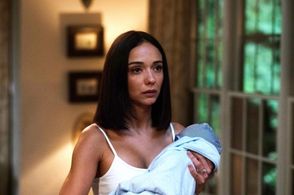 Vitoria Setta on the set of 