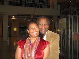Tamika Lamison and Sidney Poitier