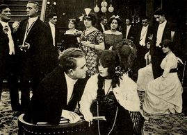 Margarita Fischer and Robert Z. Leonard in A Woman's Folly (1913)