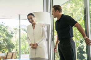 Angela Lin and Billy Magnussen in Made for Love (2021)