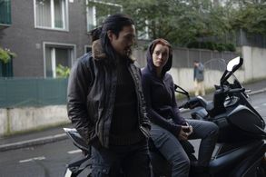 Desmond Chiam and Erin Kellyman in The Falcon and the Winter Soldier (2021)