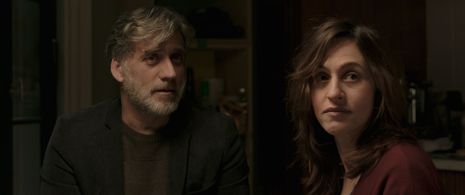 Sarah Adler and Lior Ashkenazi in Foxtrot (2017)