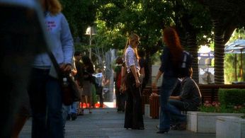 Louise Lombard and A.J. Trauth in CSI: Crime Scene Investigation (2000)