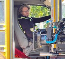 Glenn as the School Bus Driver