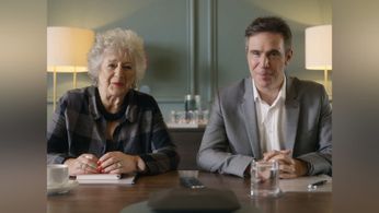Jack Davenport and Maggie Steed in Ten Percent (2022)