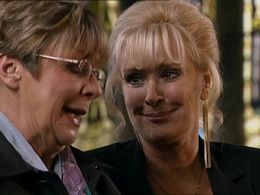 Beverley Callard and Anne Kirkbride in Coronation Street (1960)