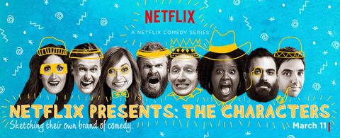 Lauren Lapkus, Kate Berlant, Henry Zebrowski, Paul W. Downs, Tim Robinson, Natasha Rothwell, and Phil Burgers in The Cha