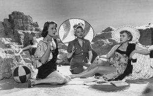Maria Holst, Luise Ullrich, and Grethe Weiser in Die Reise nach Marrakesch (1949)