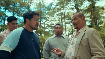 Rez Cortez, Aga Muhlach, Vinzon Booc, and Nelson Tinapay in Suntok sa buwan (2022)