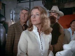 David Mauro, Diana Muldaur, Patrick O'Neal, and Dennis Weaver in McCloud (1970)