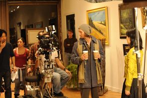 on the set of Hotel Chelsea with Suziki Sawa. Such a blessing to work with her.