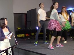 Allison Shadwick, Matthew Becker, and Grace Clark in Up on High Ground (2014)