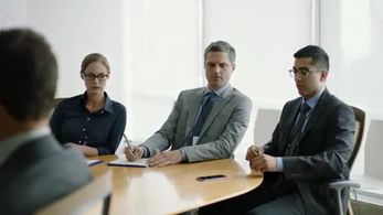 Still of Abraham Makany and Liz Holtan in the Samsung Galaxy S6 Commercial.