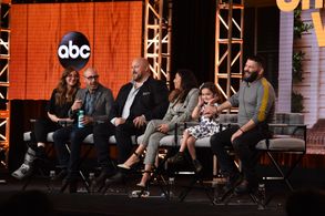 Ella Grace Helton on the panel for United We Fall at Winter TCA 2020.