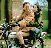 Josephine Chaplin and Maurice Ronet