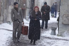 Chafia Boudraa and Jamel Debbouze in Outside the Law (2010)