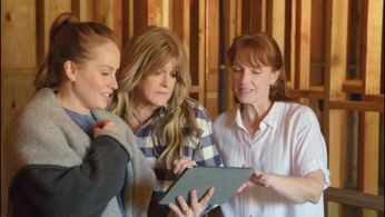 Susan Olsen and Mina Starsiak in Building Brady (2018)
